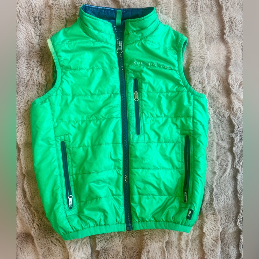 Vineyard Vines Green Puffer Vest